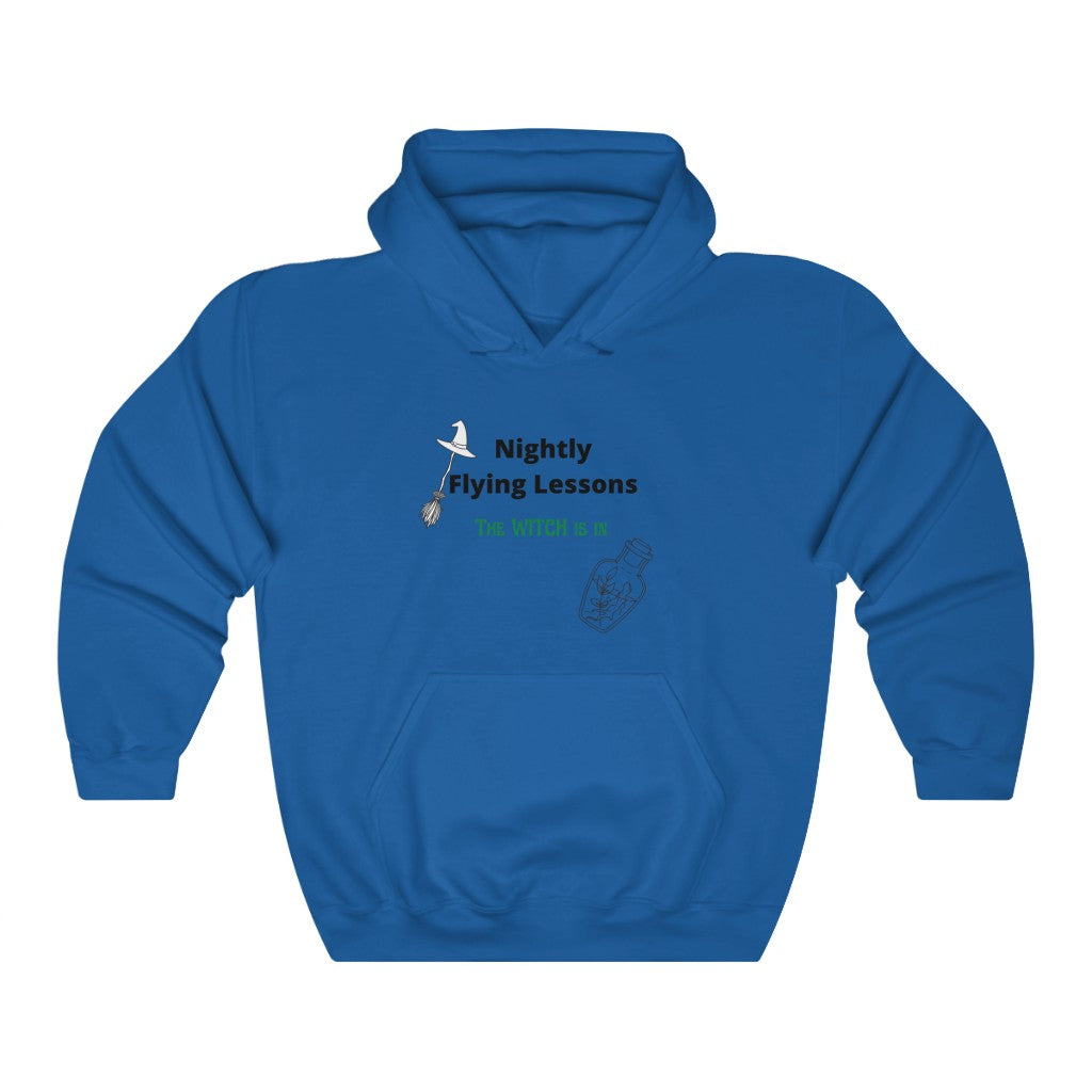 "Nightly Flying Lessons" Unisex Heavy Blend™ Hooded Sweatshirt