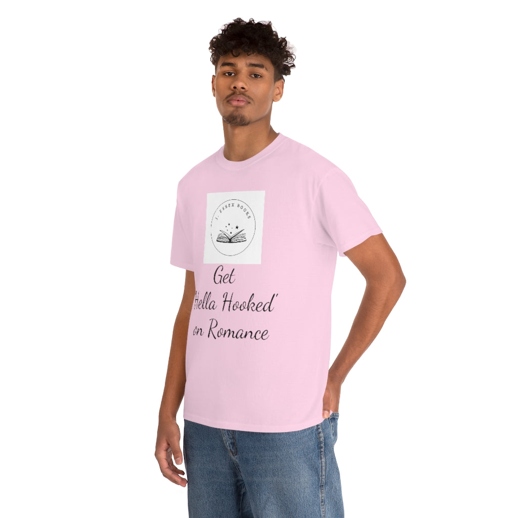 J. Essex "Hella Hooked on Romance" Unisex Heavy Cotton Tee