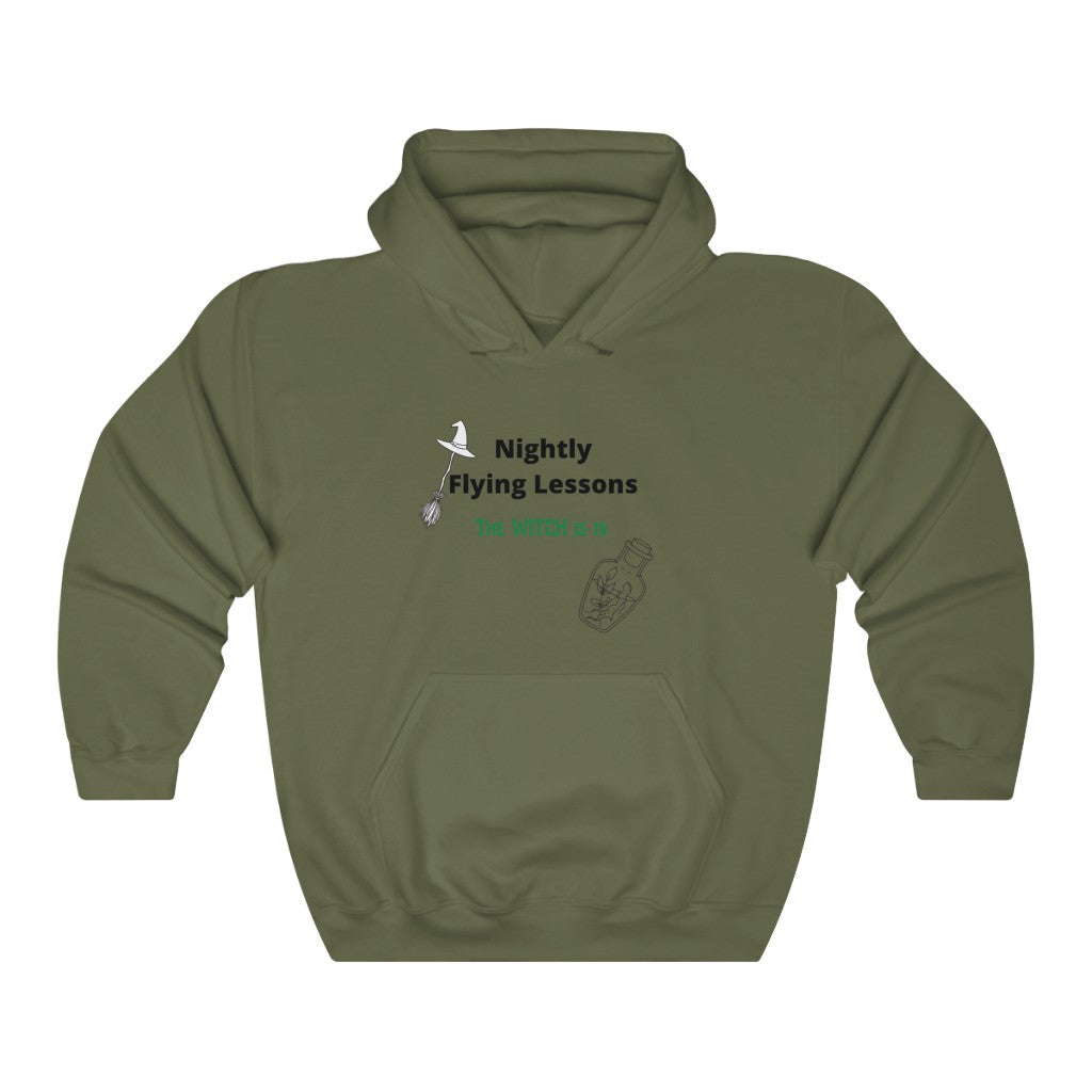 "Nightly Flying Lessons" Unisex Heavy Blend™ Hooded Sweatshirt