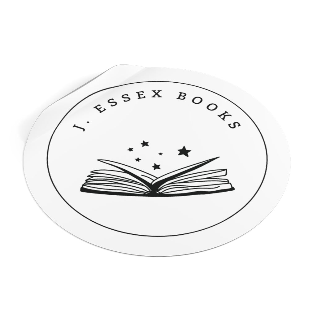 J. Essex Logo Round Vinyl Stickers