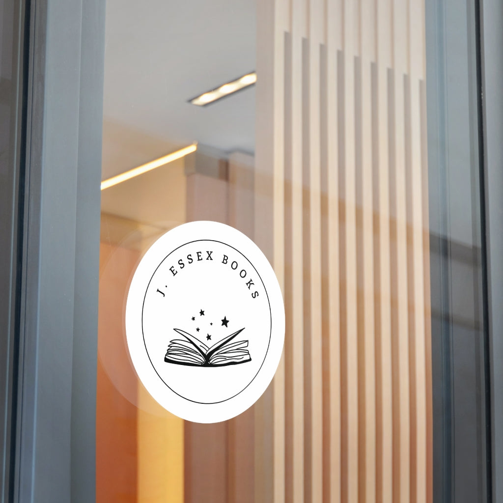 J. Essex Logo Round Vinyl Stickers