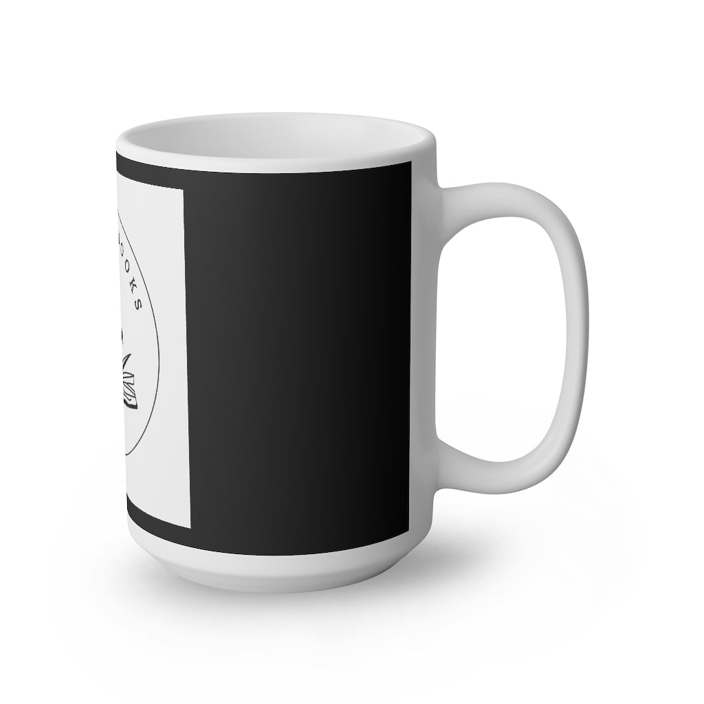 J. Essex Logo on Black Ceramic Coffee Cups, 11oz, 15oz