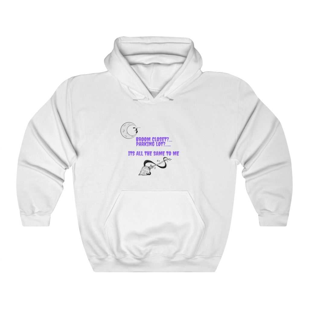 "Broom Closet, Parking Lot" Unisex Heavy Blend™ Hooded Sweatshirt