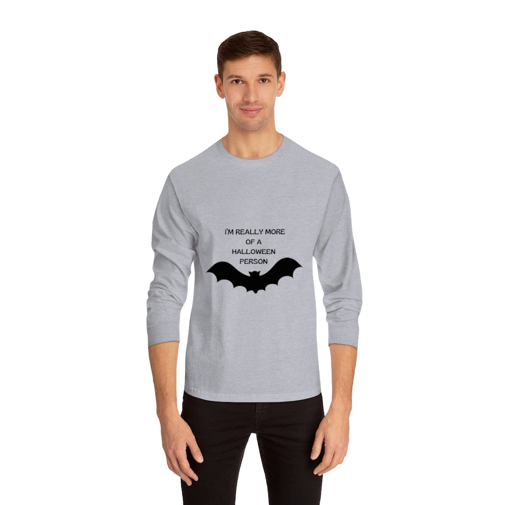 "Halloween Person" Unisex Classic Long Sleeve T-Shirt