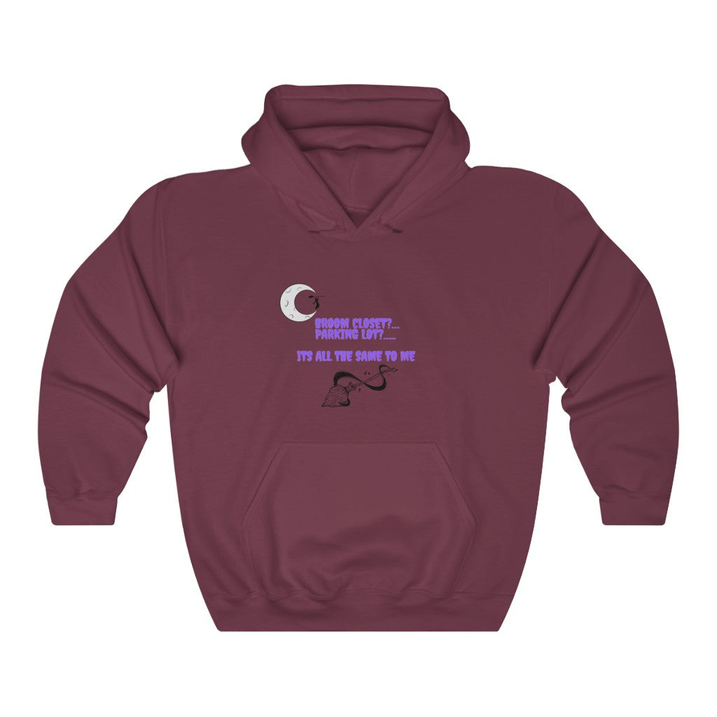 "Broom Closet, Parking Lot" Unisex Heavy Blend™ Hooded Sweatshirt