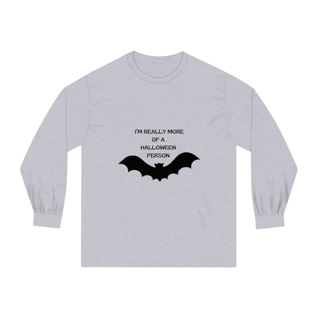 "Halloween Person" Unisex Classic Long Sleeve T-Shirt