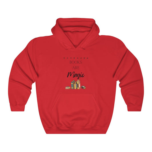 "Books are Magic" Unisex Heavy Blend™ Hooded Sweatshirt