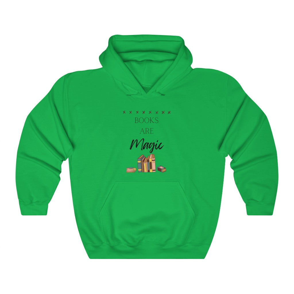 "Books are Magic" Unisex Heavy Blend™ Hooded Sweatshirt