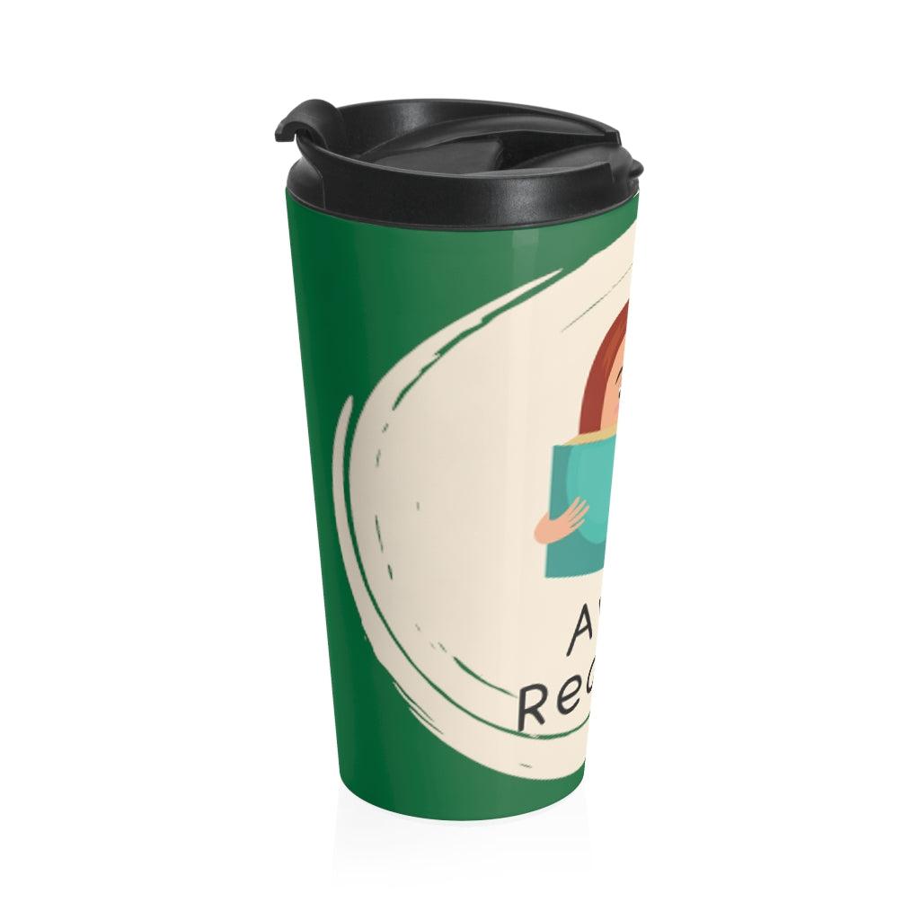 Avid Reader Stainless Steel Travel Mug