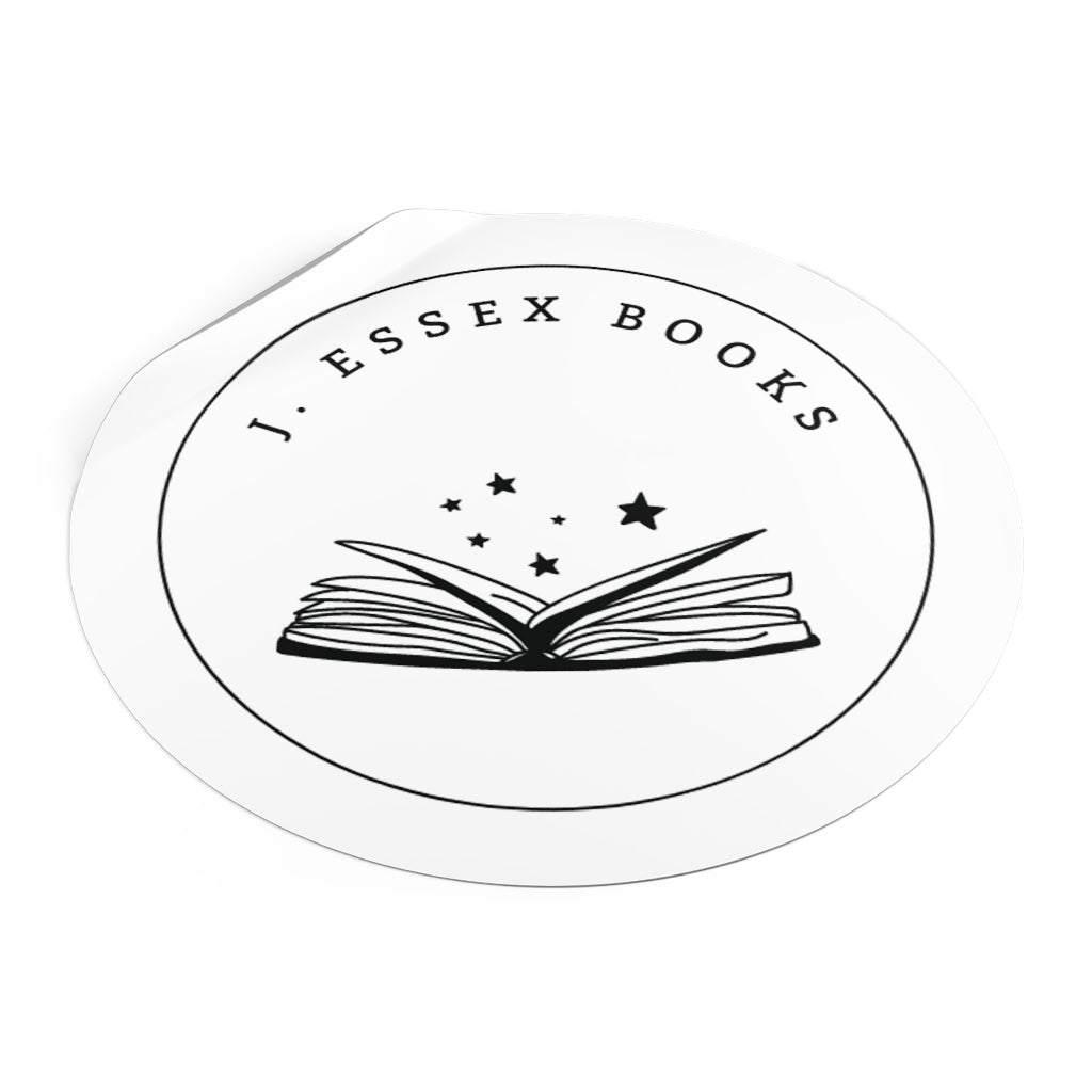 J. Essex Logo Round Vinyl Stickers