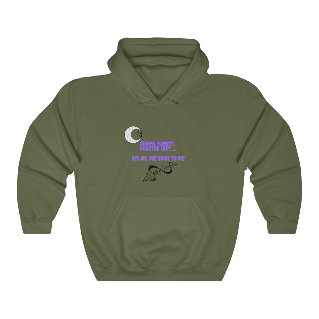 "Broom Closet, Parking Lot" Unisex Heavy Blend™ Hooded Sweatshirt