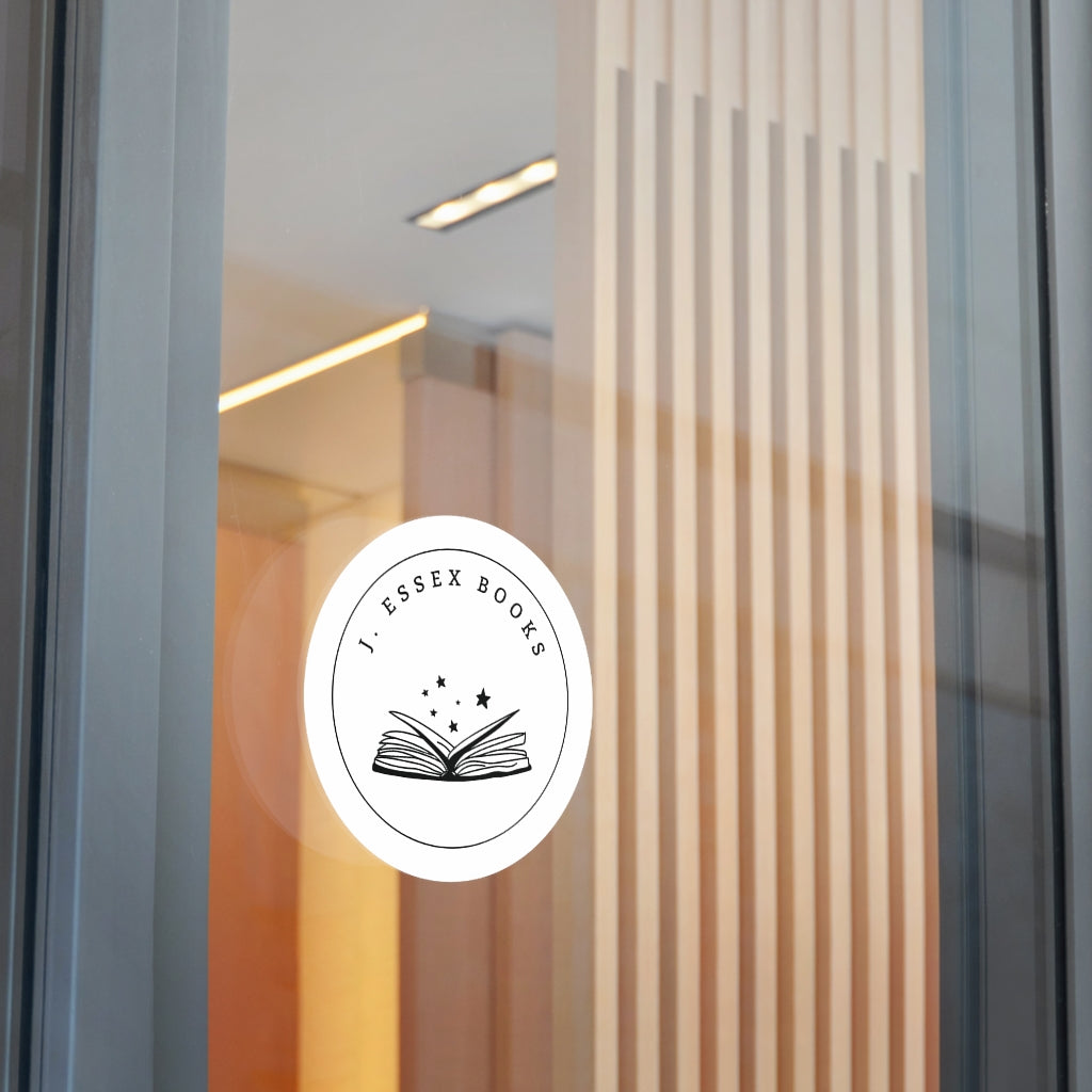 J. Essex Logo Round Vinyl Stickers