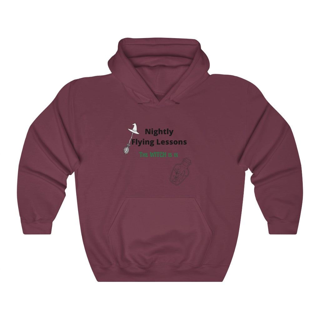 "Nightly Flying Lessons" Unisex Heavy Blend™ Hooded Sweatshirt