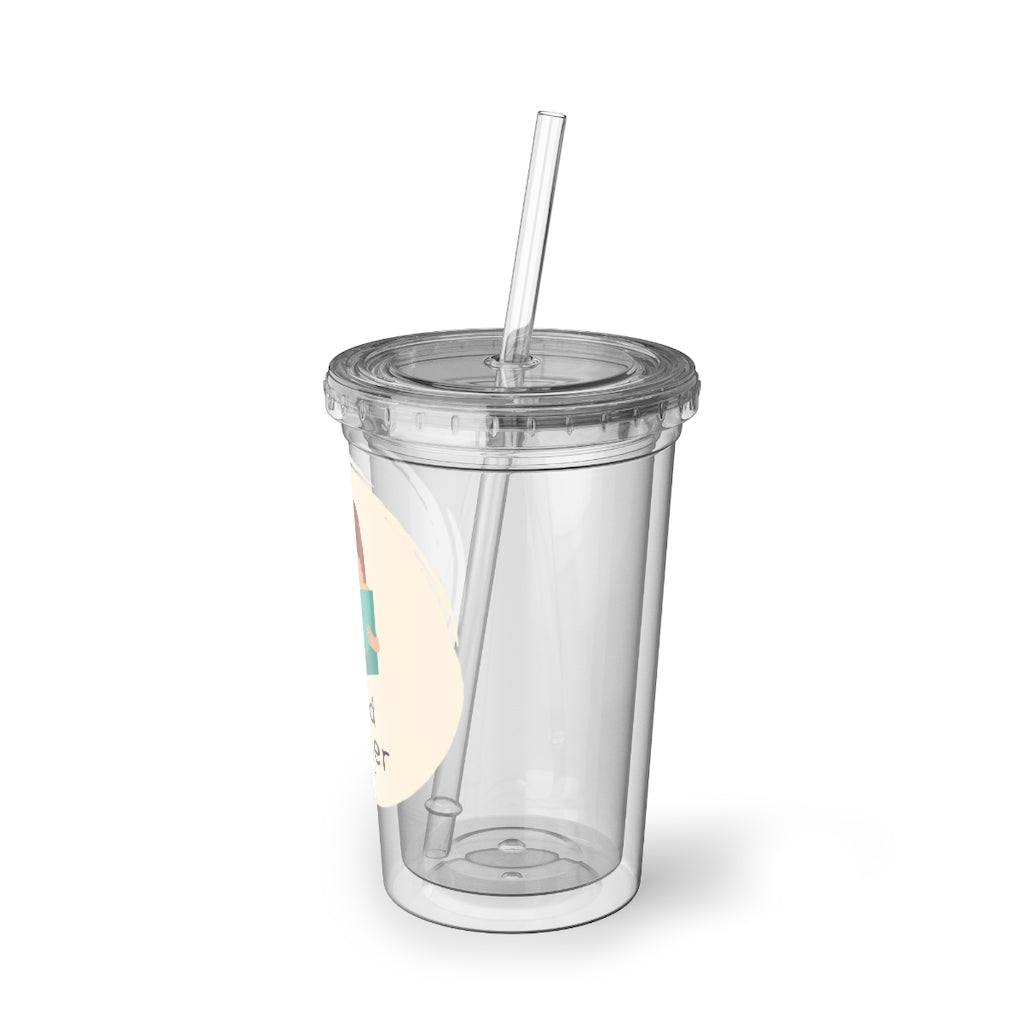 "Avid Reader" Suave Acrylic Cup