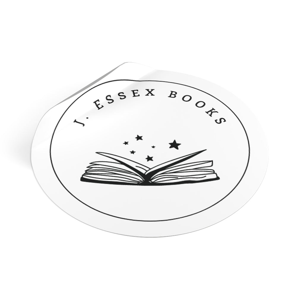 J. Essex Logo Round Vinyl Stickers