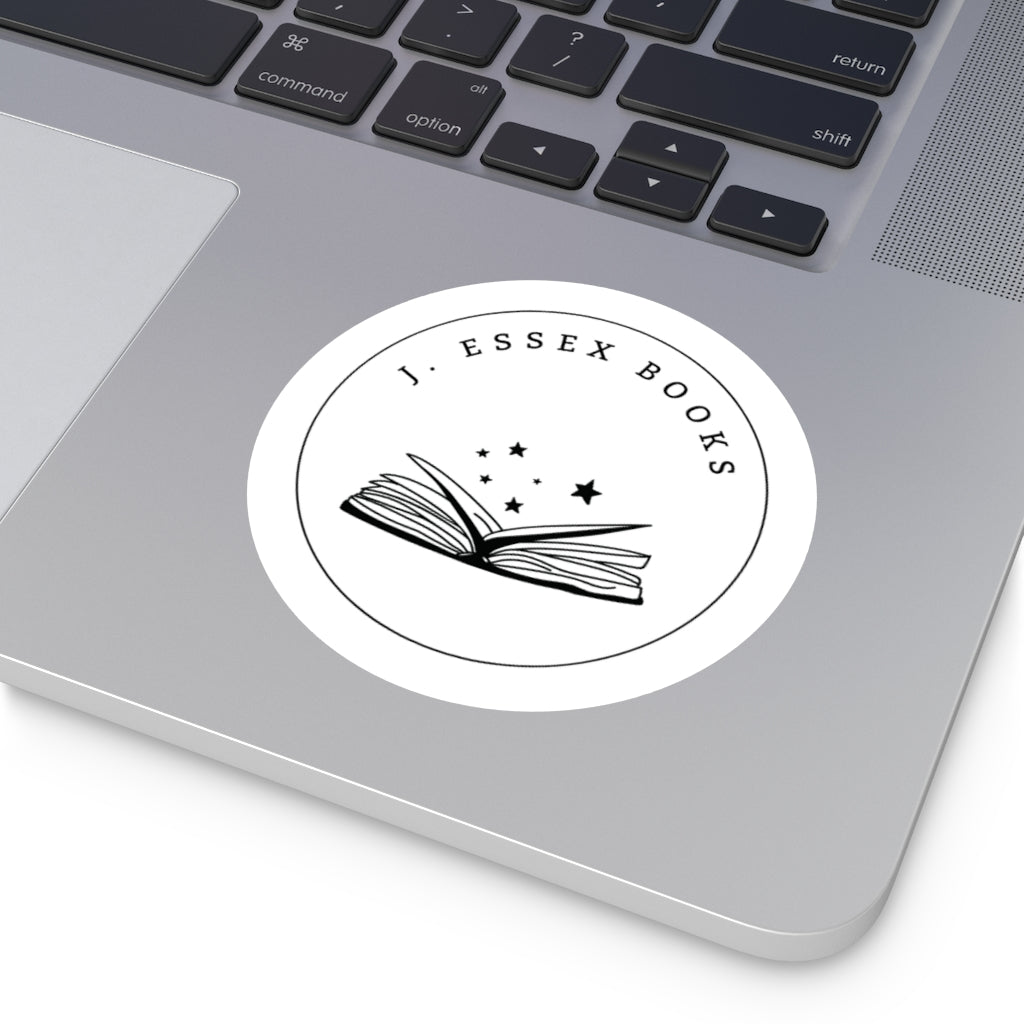 J. Essex Logo Round Vinyl Stickers