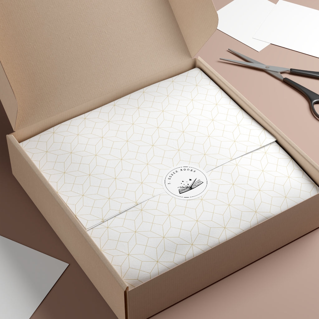 J. Essex Logo Round Vinyl Stickers