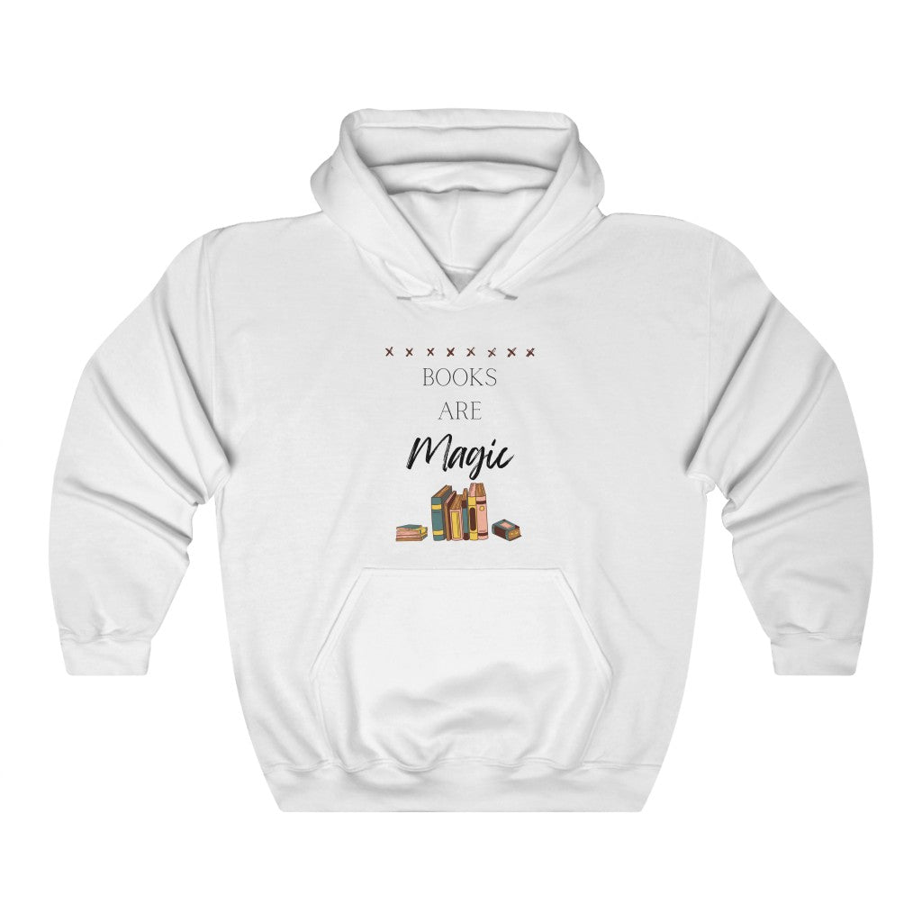 "Books are Magic" Unisex Heavy Blend™ Hooded Sweatshirt