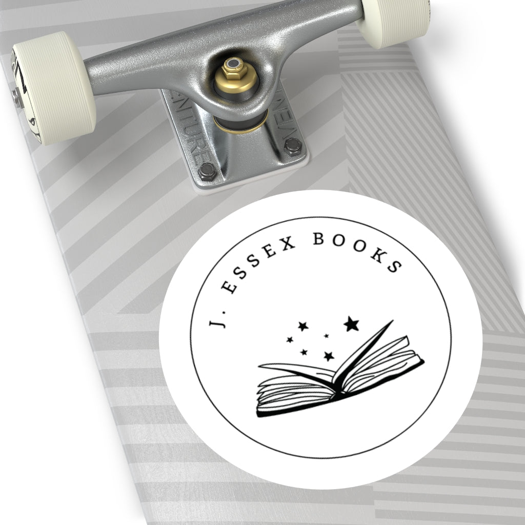 J. Essex Logo Round Vinyl Stickers
