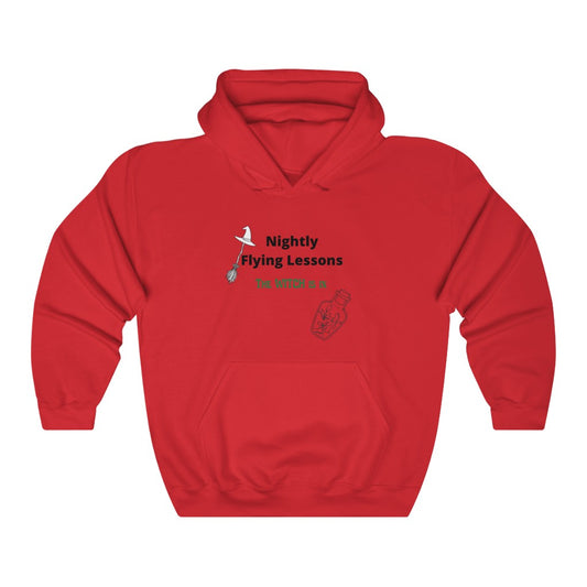 "Nightly Flying Lessons" Unisex Heavy Blend™ Hooded Sweatshirt