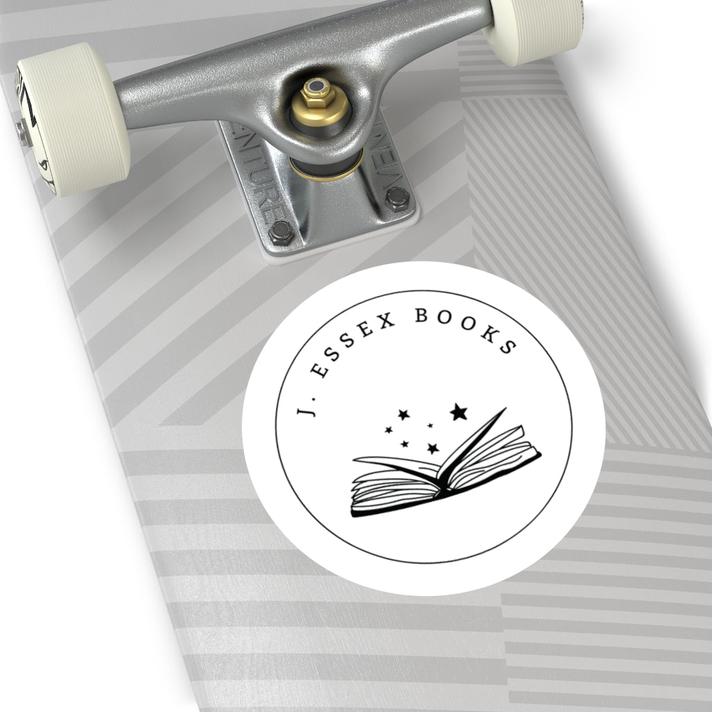 J. Essex Logo Round Vinyl Stickers