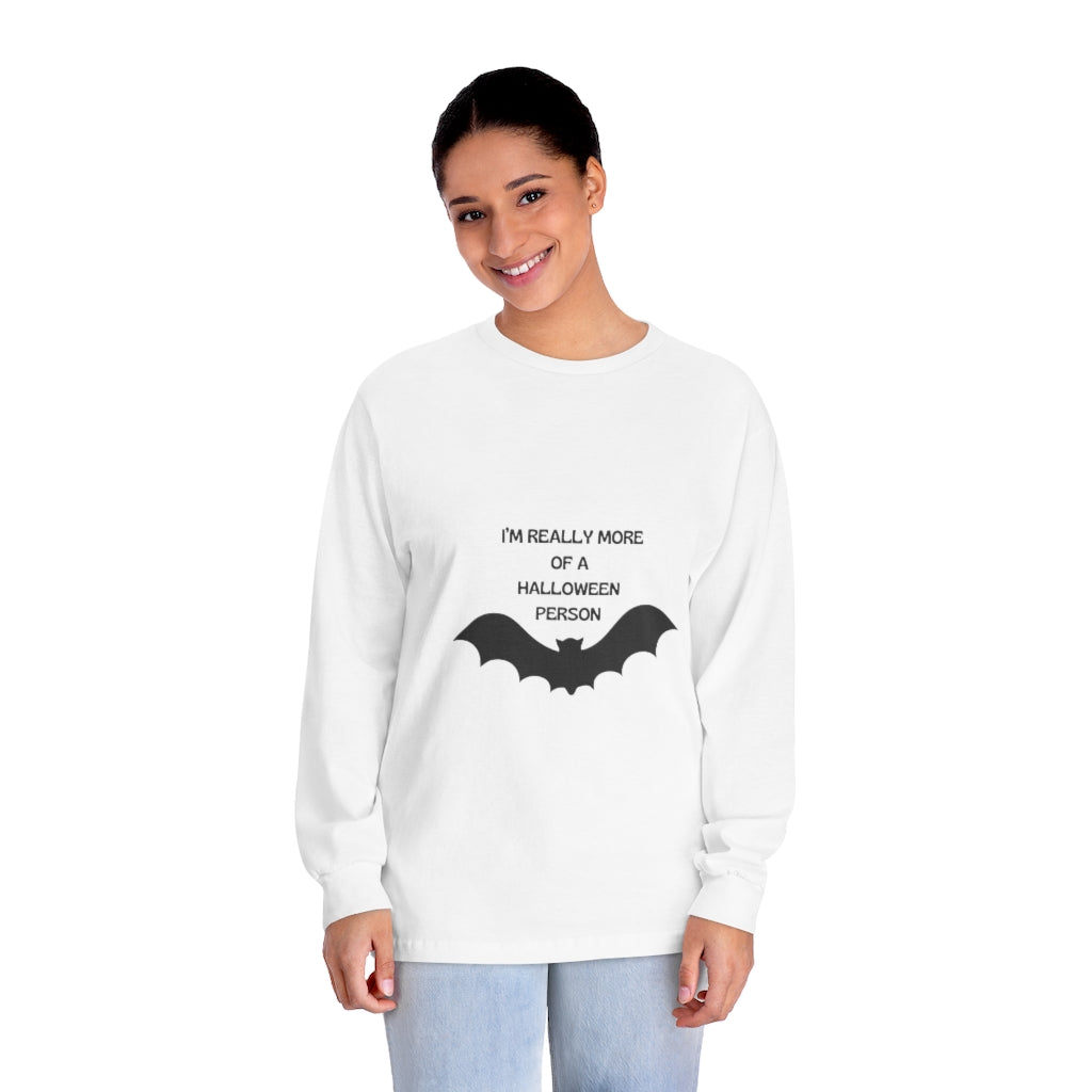 "Halloween Person" Unisex Classic Long Sleeve T-Shirt