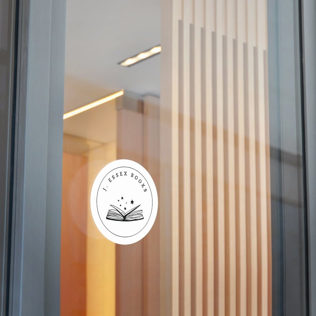 J. Essex Logo Round Vinyl Stickers
