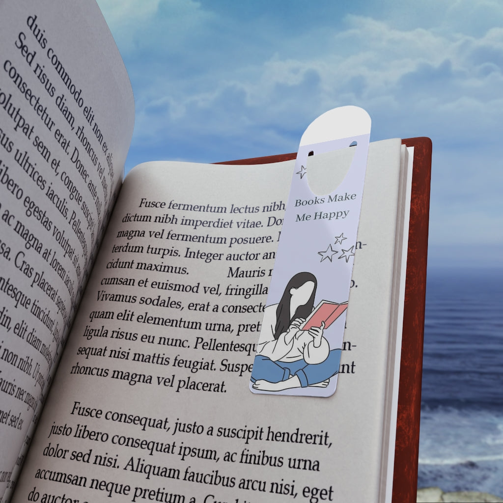 "Books make me Happy" Bookmark