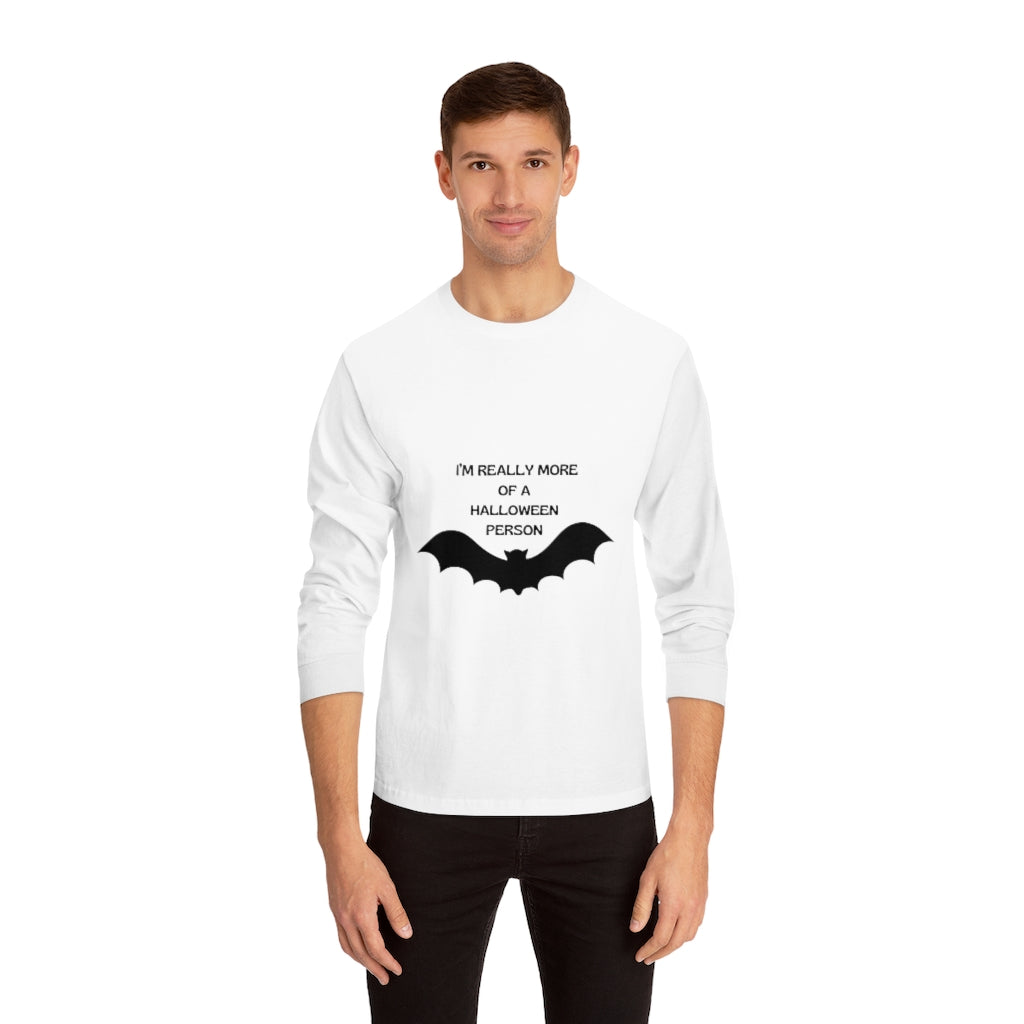 "Halloween Person" Unisex Classic Long Sleeve T-Shirt