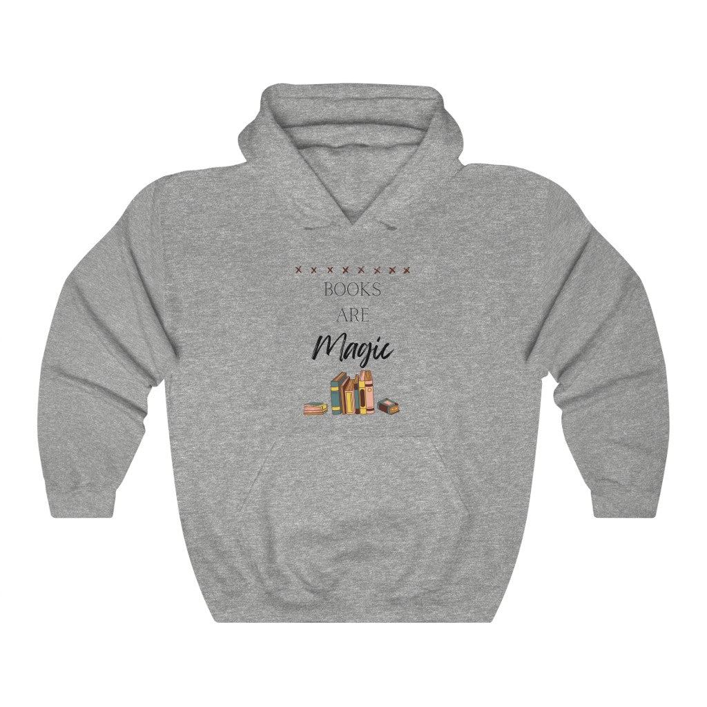 "Books are Magic" Unisex Heavy Blend™ Hooded Sweatshirt